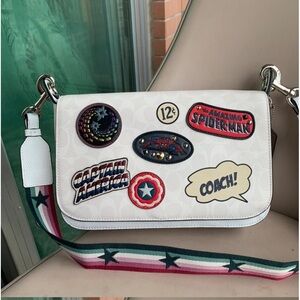Coach X Marvel 2537 Crossbody/ Messenger Signature Bag